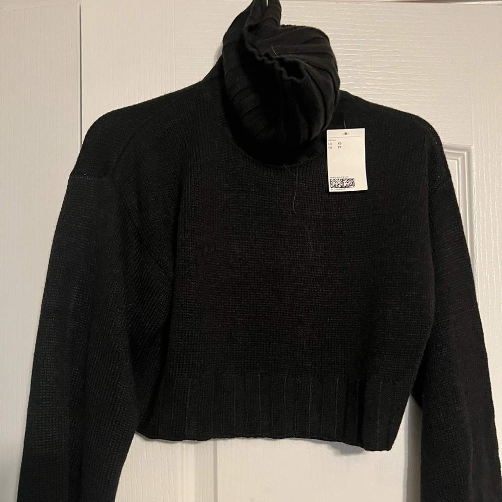 Lovely cropped turtleneck sweater. Never worn